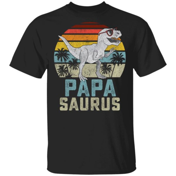 Vintage Papasaurus T-rex Dinosaur Papa Saurus Shirt