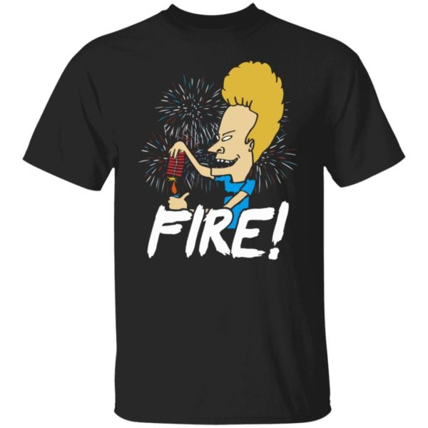 4th Of July Beavis Fire Firework Shirt
