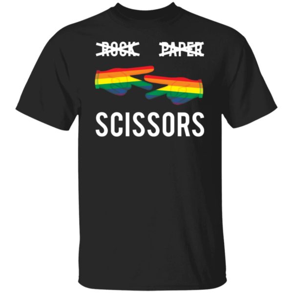 Rock Paper Scissors Gay Pride Shirt