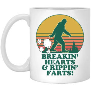 Bigfoot Breakin' Heart And Rippin' Farts Mug