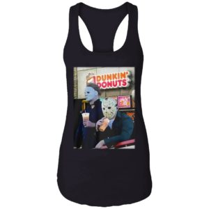 Michael Myers And Jason Voorhees Drink Dunkin Donuts Shirt 7 1