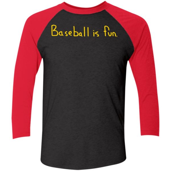 Baseball Is Fun Brett Phillips Sleeve Raglan Shirt
