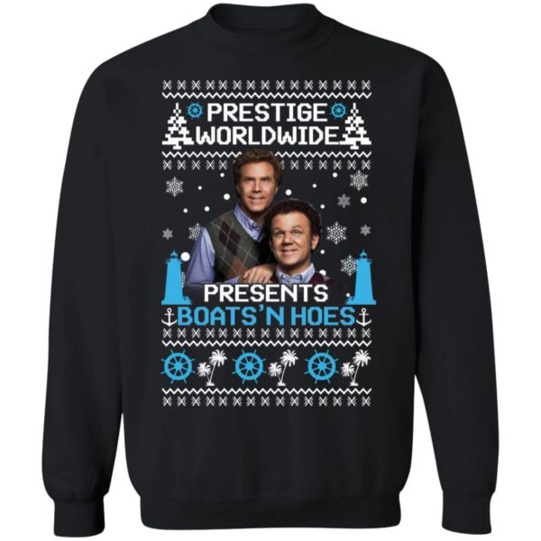 Step Brothers Prestige Worldwide Presents Boats N Hoes Christmas Shirt