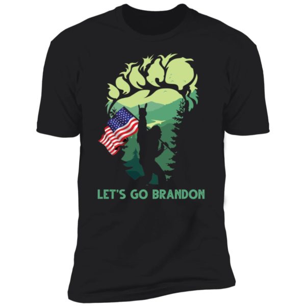 Bigfoot Let's Go Brandon Premium SS T-Shirt
