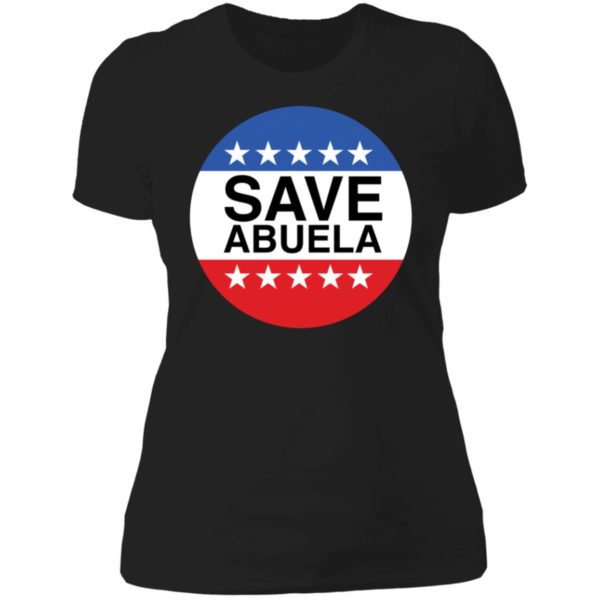 Save Abuela Ladies Boyfriend Shirt