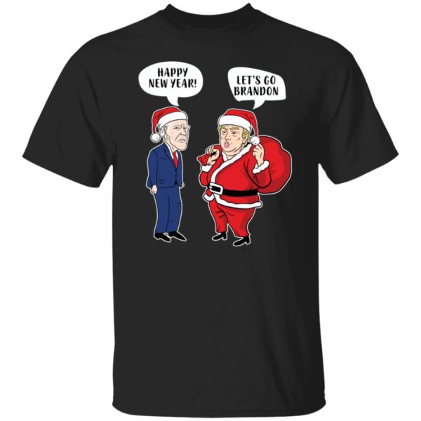 Biden Happy New Year Trump Let's Go Brandon Christmas Shirt