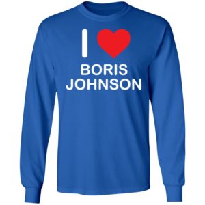 I Love Boris Johnson Long Sleeve Shirt