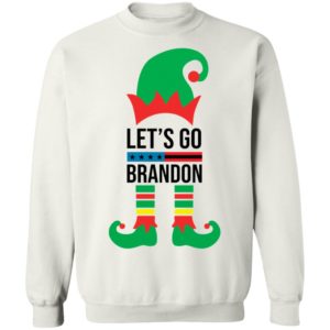 Elf Let's Go Brandon Christmas Sweatshirt