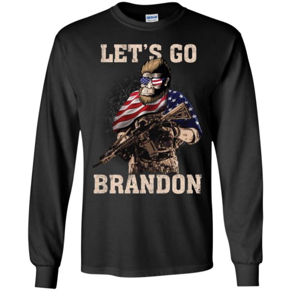 Bigfoot M16 Let's Go Brandon Long Sleeve Shirt