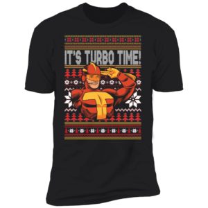 Turboman It's Turbo Time Christmas Premium SS T-Shirt