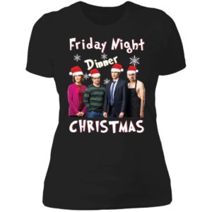 Friday Night Dinner Christmas Ladies Boyfriend Shirt