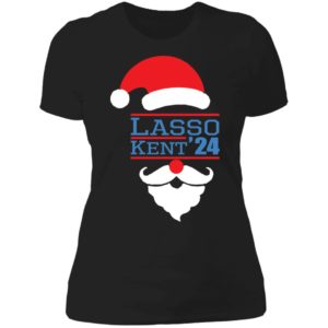 Lasso Kent 24 Christmas Ladies Boyfriend Shirt