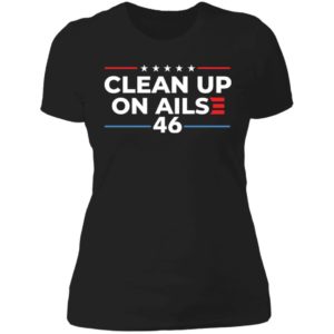 Clean Up On Ailse 46 Ladies Boyfriend Shirt