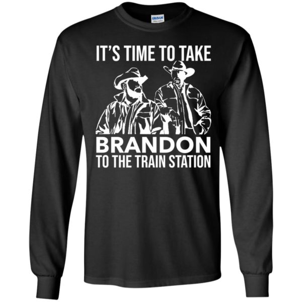 John And Rip It's Time To Take Brandon To The Train Station Long Sleeve Shirt