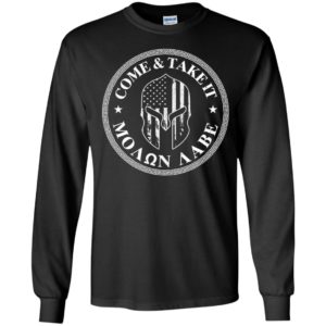 Molon Labe Come And Take It Badge Long Sleeve Shirt