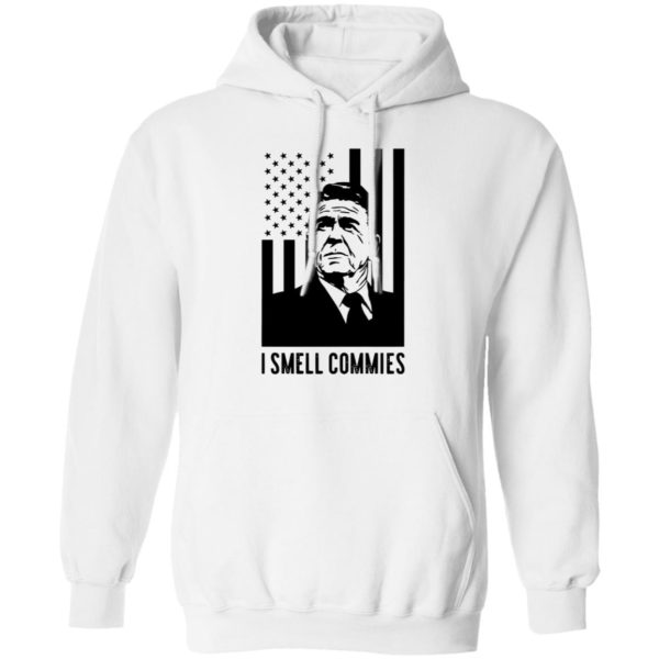 Ronald Reagan I Smell Commies Hoodie