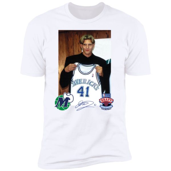Dirk Nowitzki Mavericks 41 Premium SS T-Shirt