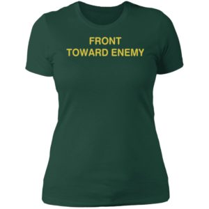 Front Toward Enemy Ladies Boyfriend Shirt