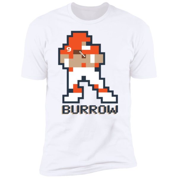 Joe Burrow 8-bit Premium SS T-Shirt