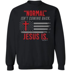 Normal Isn't Coming Back Jesus Is Sweatshirt