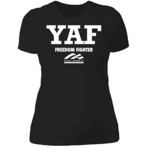 YAF Freedom Fighter Young America's Ladies Boyfriend Shirt