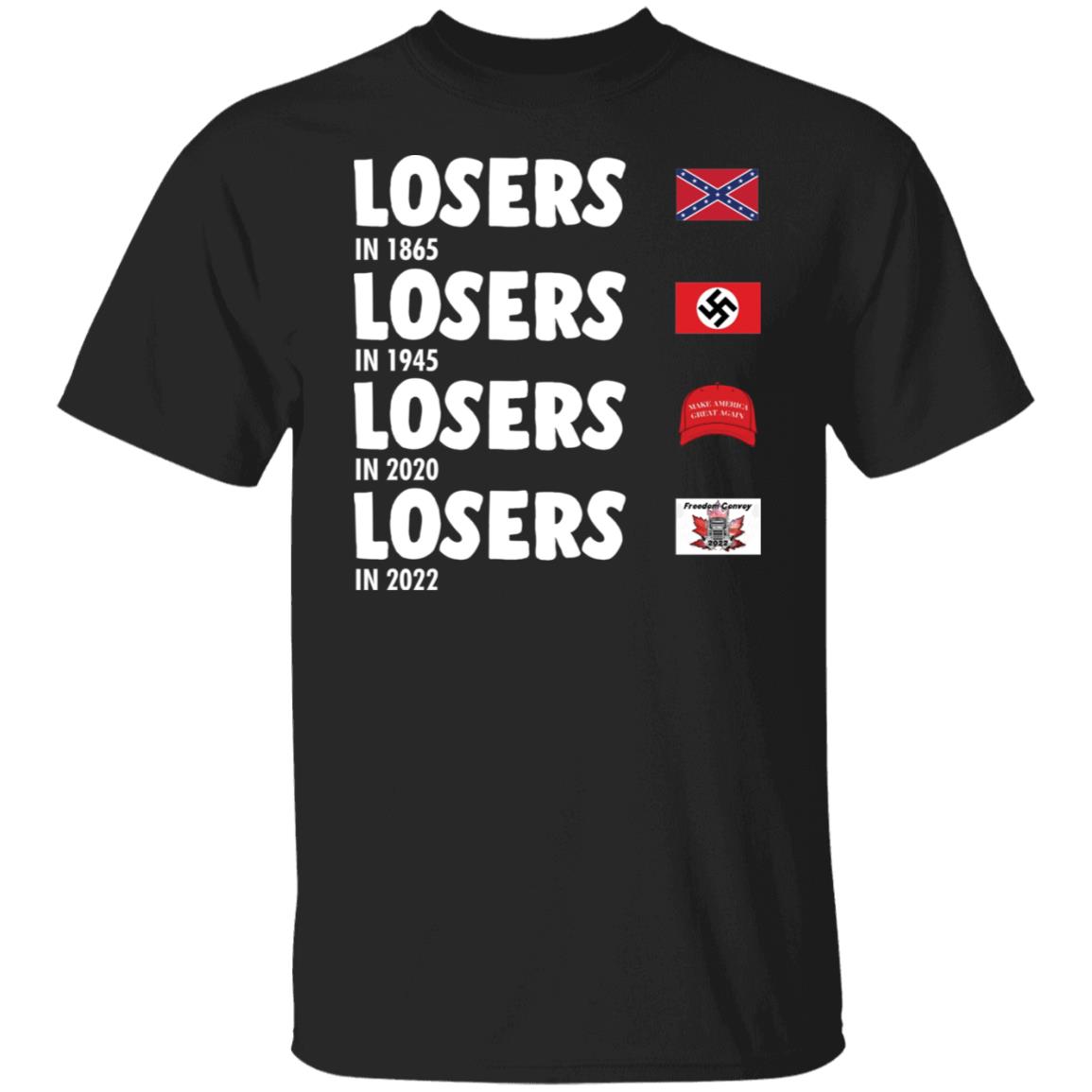 Losers In 1865 Losers In 1945 Losers In 2020 shirt