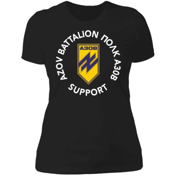 Azov Battalion A30b Support Ladies Boyfriend Shirt