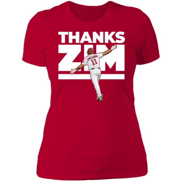 Ryan Zimmerman Thanks Zim Ladies Boyfriend Shirt