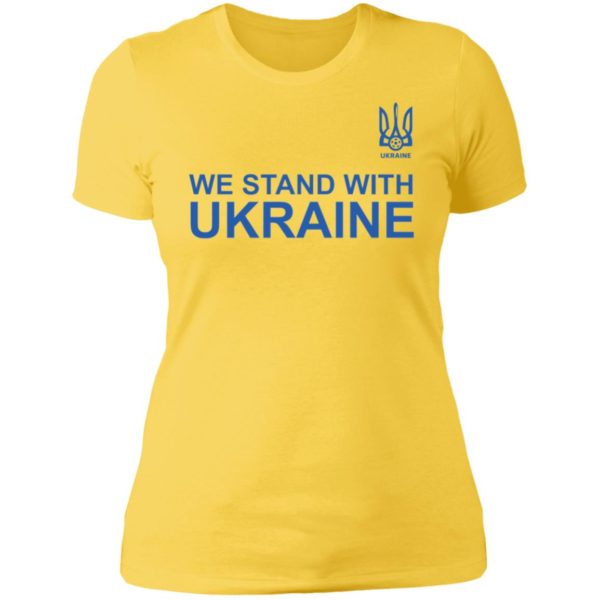 Slavia Prague We stand with Ukraine Ladies Boyfriend Shirt