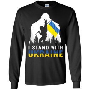 Bigfoot I Stand With Ukraine Long Sleeve Shirt