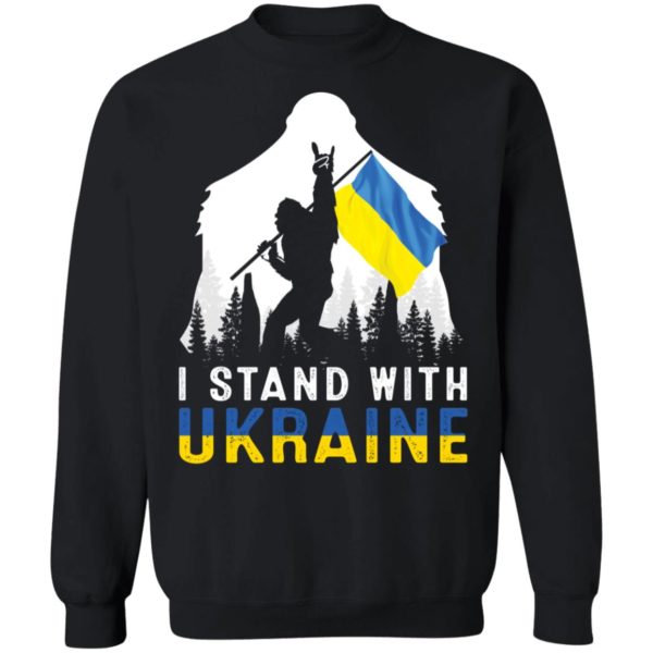 Bigfoot I Stand With Ukraine Sweatshirt