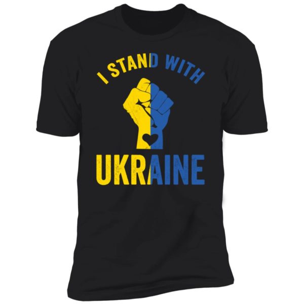 Stephen King I Stand With Ukranie Premium SS T-Shirt