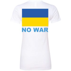 No War Please Ukraine Ladies Boyfriend Shirt