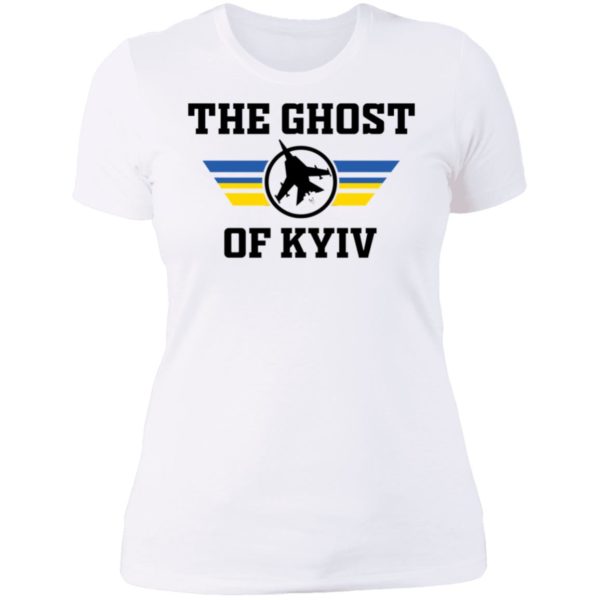 The Ghost Of Kyiv Ukraine Ladies Boyfriend Shirt