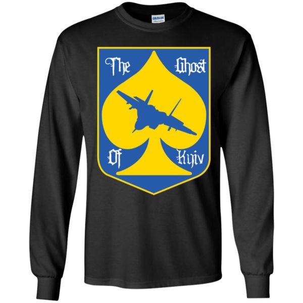 The Ghost Of Kyiv Ukraine Symbol Long Sleeve Shirt