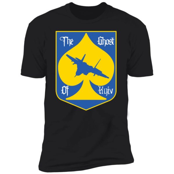 The Ghost Of Kyiv Ukraine Symbol Premium SS T-Shirt