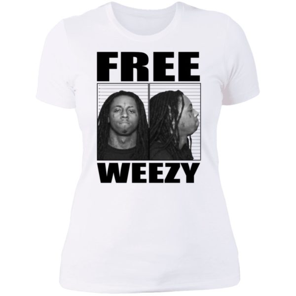 Lil Wayne Free Weezy Ladies Boyfriend Shirt