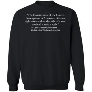 The Constitution Of The United States Protects American Citizens' Sweatshirt