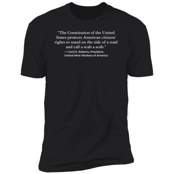 The Constitution Of The United States Protects American Citizens' Premium SS T-Shirt