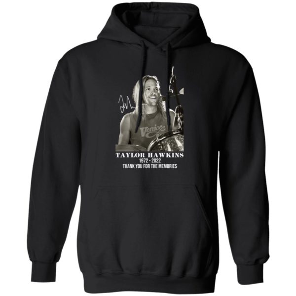 Taylor Hawkins Thank You For The Memories 1972 2022 Hoodie