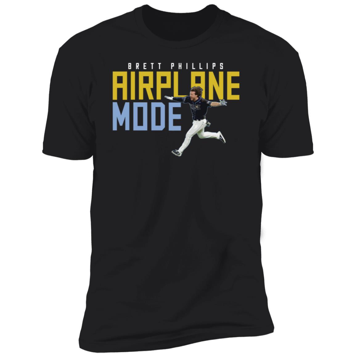 Brett Phillips: Airplane Mode, Adult T-Shirt / Medium - MLB - Sports Fan Gear | breakingt