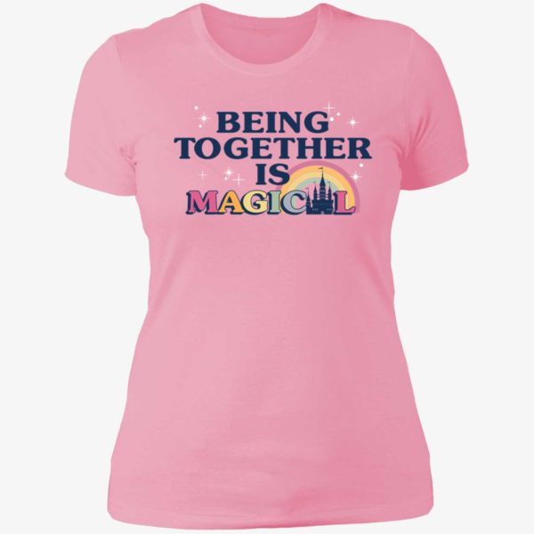 Being Together Is Magical Ladies Boyfriend Shirt