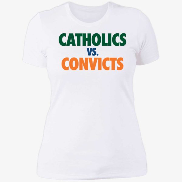 Catholics vs Convicts Ladies Boyfriend Shirt