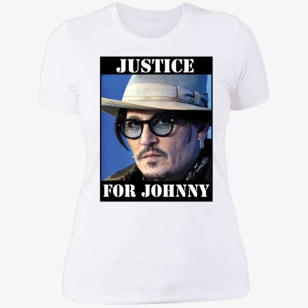 Johnny Depp Ladies Boyfriend Shirt