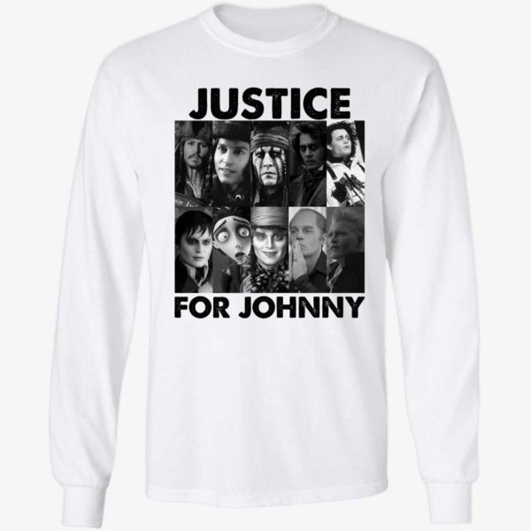 Justice For Johnny Depp Long Sleeve Shirt