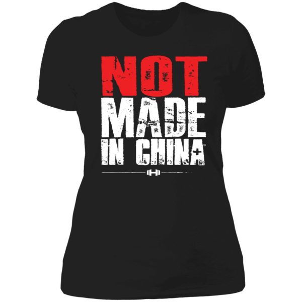 Not Made In China Made In The Usa Ladies Boyfriend Shirt