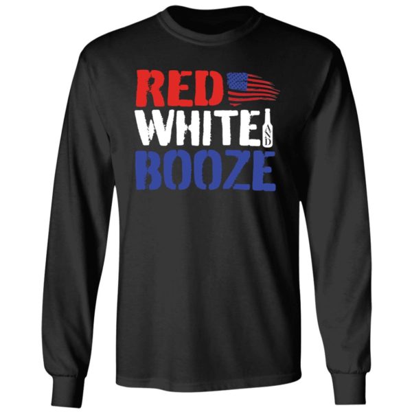 Red White And Booze Long Sleeve Shirt