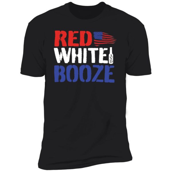 Red White And Booze Premium SS T-Shirt