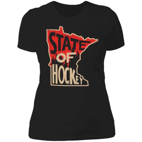 State Of Hockey Ladies Boyfriend Shirt