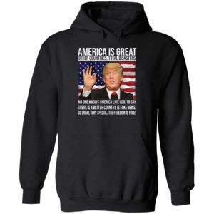 Trump America Is Great Other Countries Total Diasters Hoodie